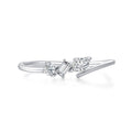 Mini 18K White Gold with Fancy Lab Diamond